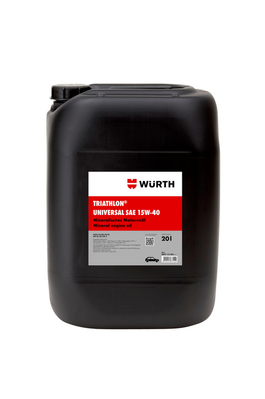 Motoröl TRIATHLON®  Universal SAE 15W-40 MOTOEL-UNI-15W40-20LTR