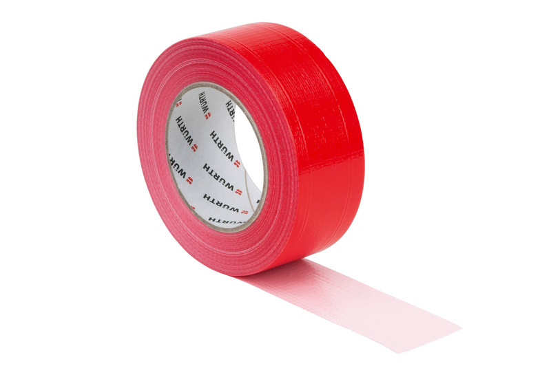 Gewebeklebeband KLEBBA-TEXTILVER-ROT-50MMX50M