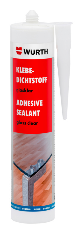 Klebedichtstoff glasklar KLEBST-GLAS/MET-GLASKLAR-290ML