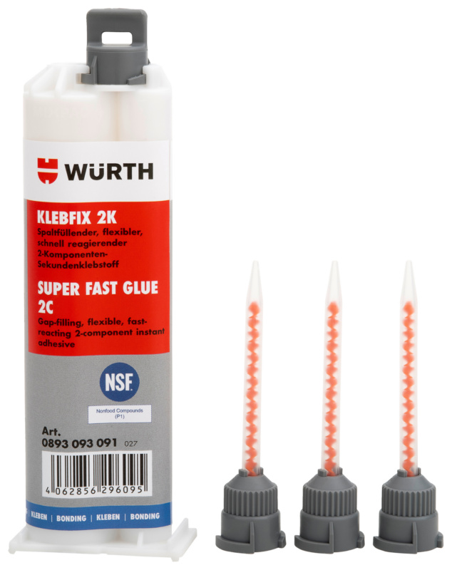 Sekundenklebstoff Klebfix 2K SEKKLEBST-(KLEBFIX-2K)-50G