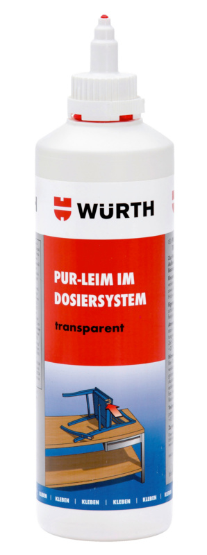 PUR Leim im Dosiersystem-Transparent LEIM-PUR-TRANSPARENT-DOSIERSYS-500G