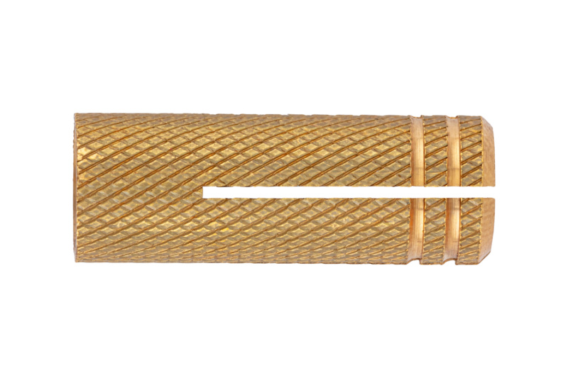 Messing-Dübel M6-8X25
