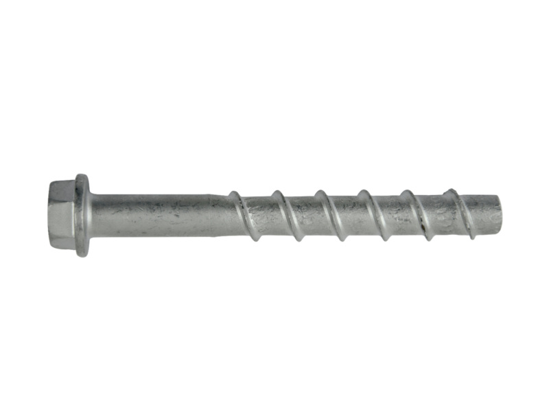 Betonschraube W-BS mit Sechskantkopf und angepresster Unterlegscheibe 8x90/45