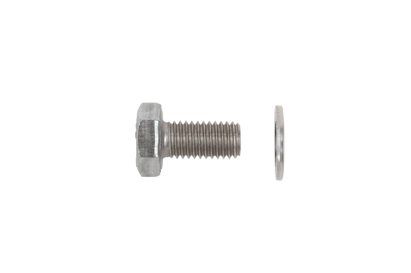 Schraube 6kt A4 Durchsteckmontage für W-FAZ-IG SHR-6KT-F.DBL-SHB-A4/70-GLEIT-M8X