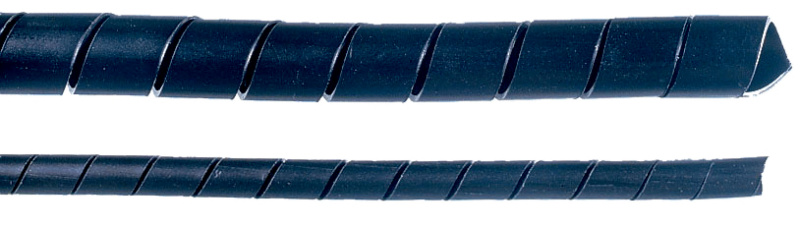 Spiralschutzschlauch detektierbar WIKLSCHL-PP-BLAU-DETEK-(10-40MM)