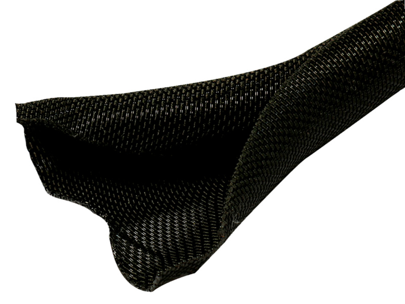 Selbstschließende Geflechtschläuche GEFLSCHL-SELBSTSHL-PET-SCHWARZ-(1-38MM)