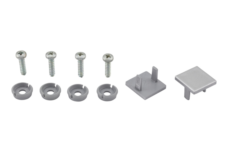 Endkappen-Set für LED-Unterbauprofil UBP-1