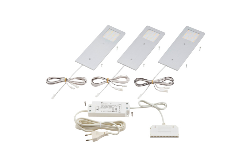 LED-Unterbauleuchte UBL-24-4 Set zum Anschrauben