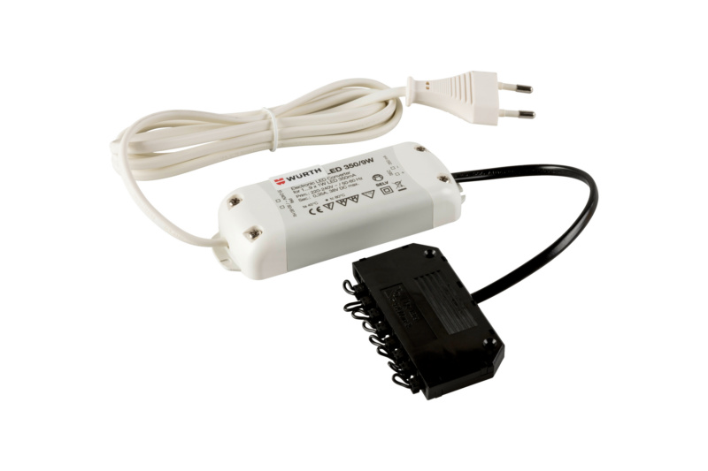 Elektronischer Sicherheitstransformator 9W/350mA DC