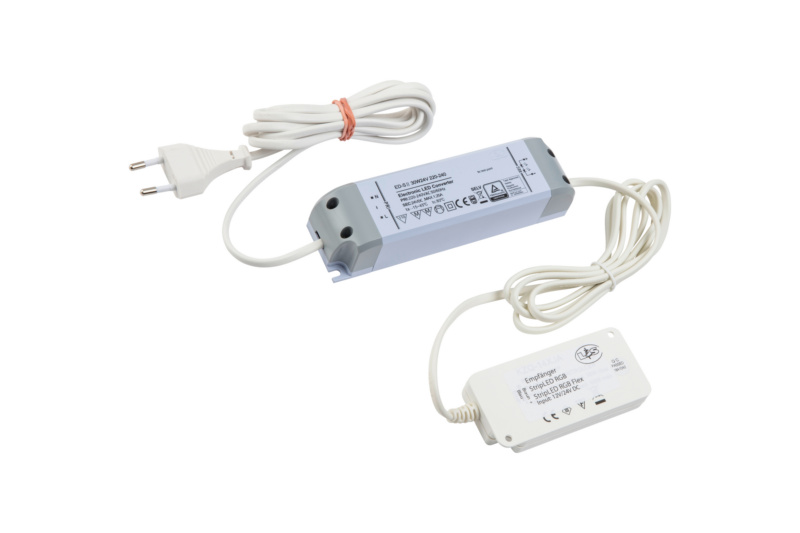 LED-Trafo mit Funk-RGB-Steuerung 30 W / 24V DC