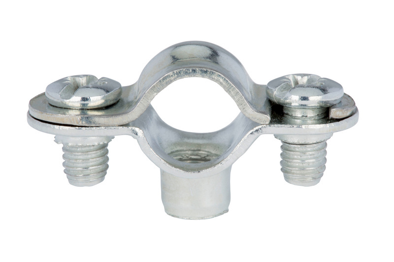 Metall-Abstandschelle mit Gewinde M6 9-10 mm