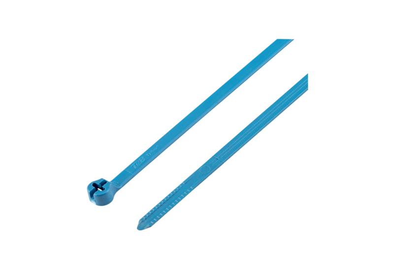 Kabelbinder KBL D PA blau detektierbar mit Metallzunge