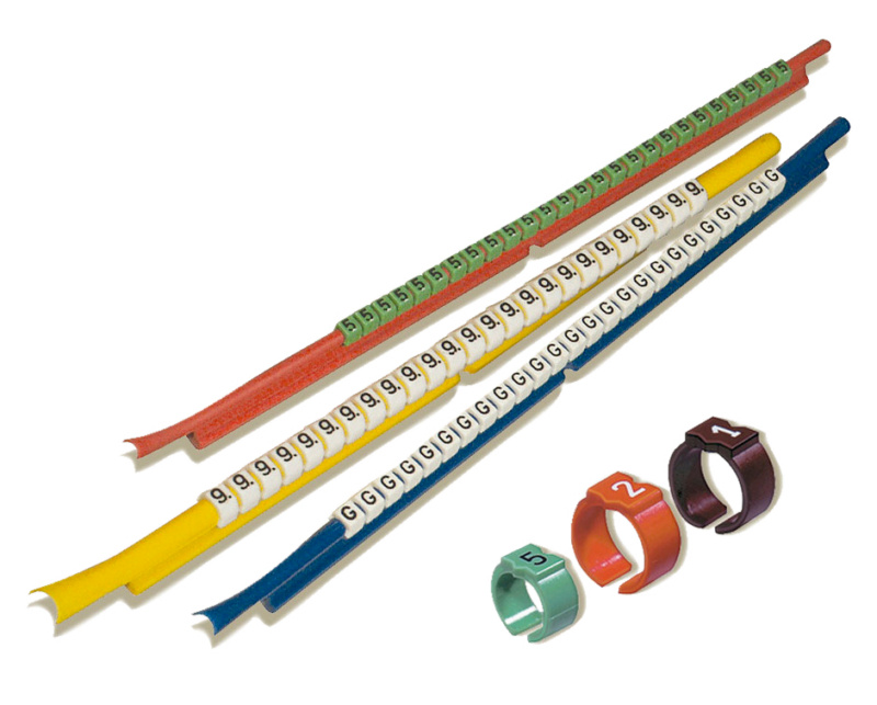 Trägerstäbe ohne Markierer für SNAP-Markierer TRGSTAB-F.KENNZRG-GRN-VE5-0,75QMM