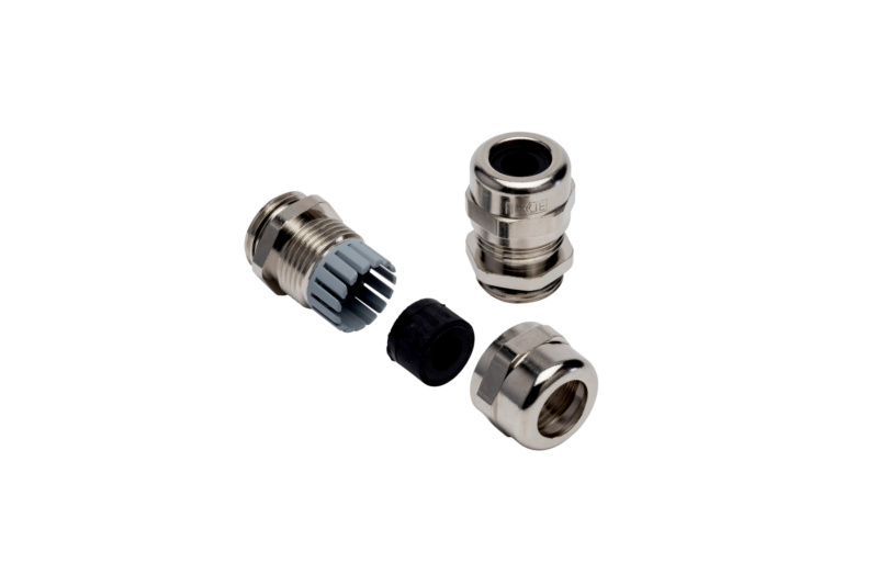 Kabelverschraubung Messing redzierter Dichteinsatz KVSCHR MSVN M12X1,5 NEORED