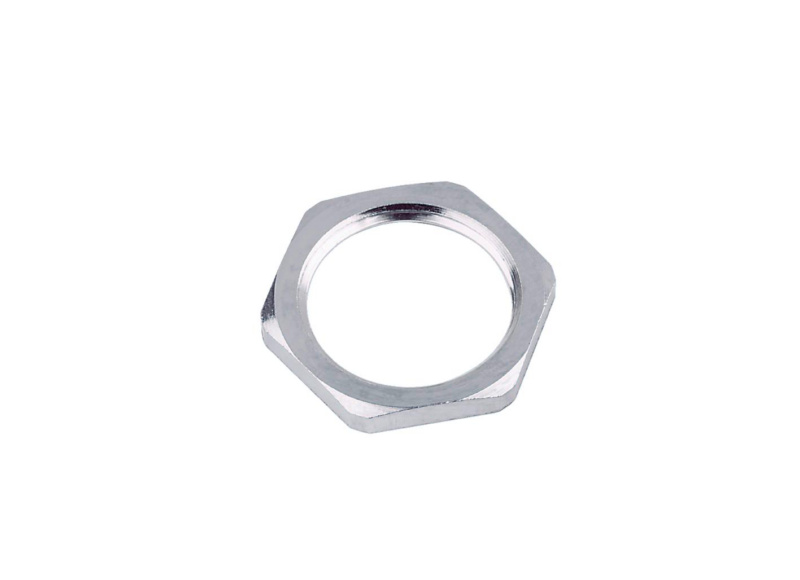 Gegenmutter Messing M50x1,5mm metrisch nach EN 60423