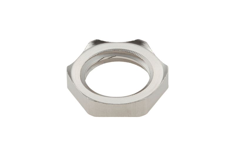 Gegenmutter M12x1,5mm für EMV-Kabelverschraubung Material: Messing vernickelt