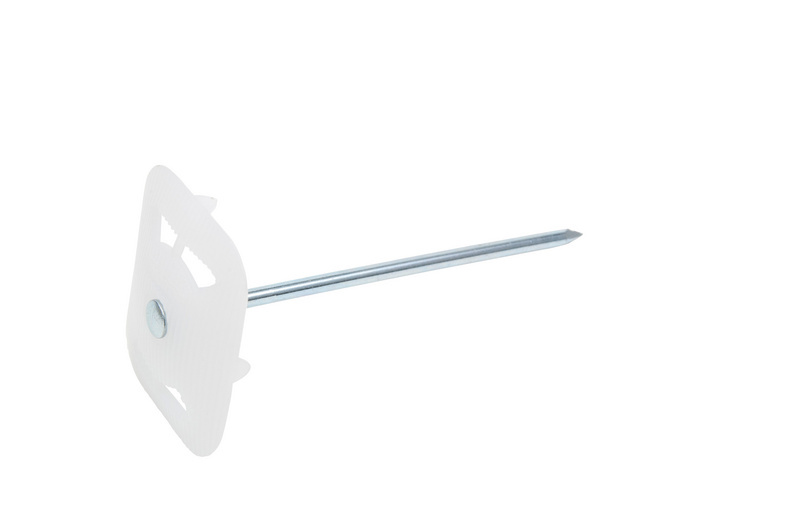 Nagelscheibe Nagel 2,0x60 mm Rechteckige Ausführung 34 x 27 mm