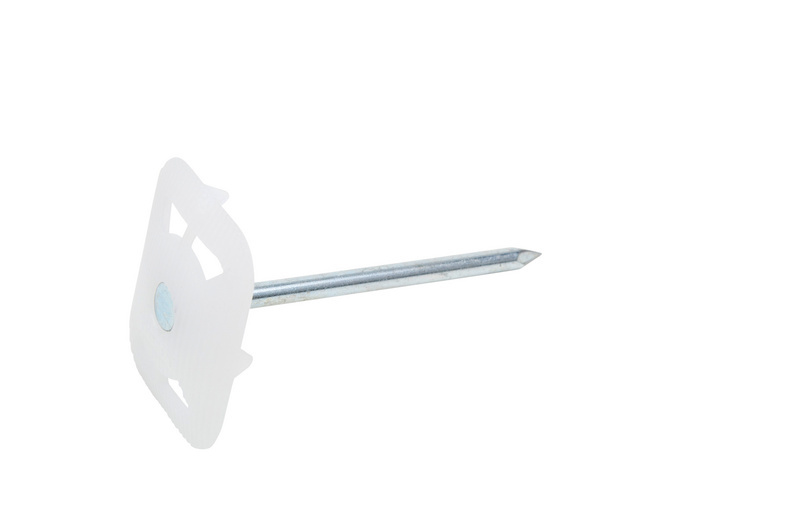 Nagelscheibe Nagel 3,3x60 mm Rechteckige Ausführung 34 x 27 mm