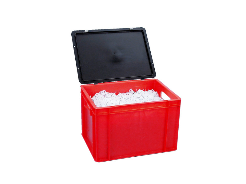 Nagelscheiben-Box Nagel 3,3x50 mm Rechteckige Ausführung 34 x 27 mm