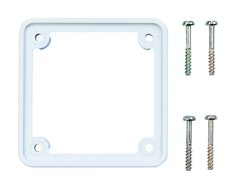 CEE-Einbau-Abdeckung 75x75 mm für Brüstungskanal BR 80 und Fensterbankkanal FB