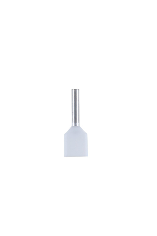 DUO-Aderendhülse 2x0,5 mm² mit Kunststoffhülse