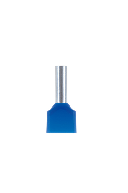 DUO-Aderendhülse 2x2,5 mm² mit Kunststoffhülse