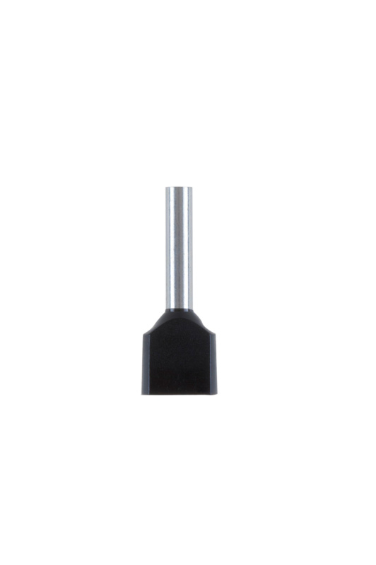 DUO-Aderendhülse 2x1,5 mm² mit Kunststoffhülse