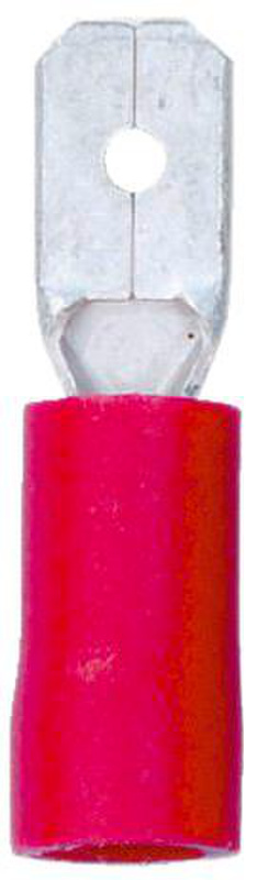 Isolierter Flachstecker PVC FLACHSTECKER ISOL. 0,5-1,5 2,8X0,8