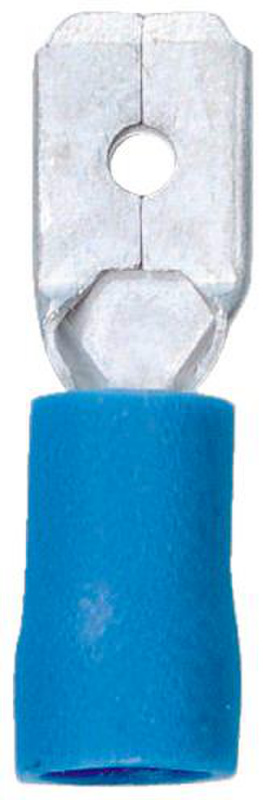 Isolierter Flachstecker PVC FLACHSTECKER ISOL. 1,5-2,5 6,3X0,8