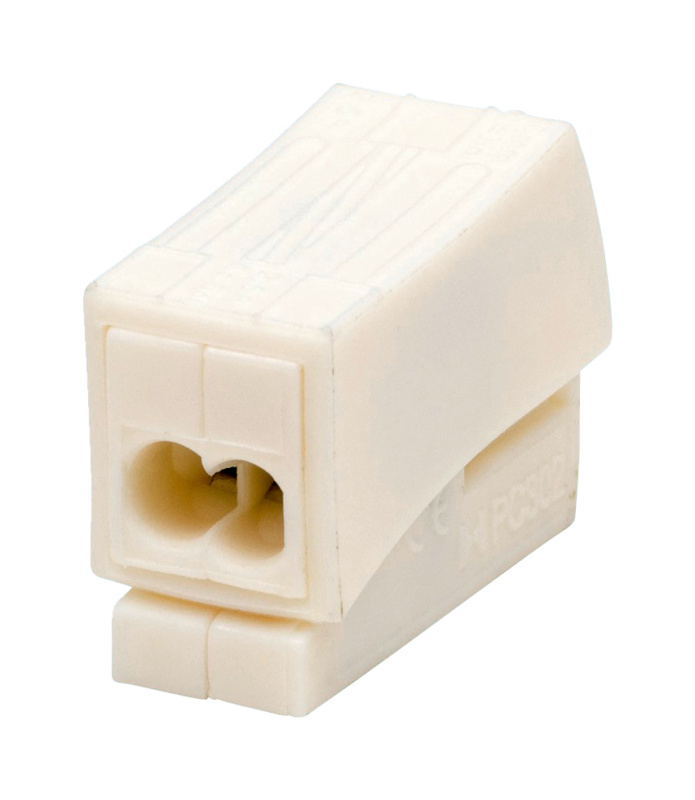2-Leiter-Leuchtenklemme schraublos 0,5/0,75-2,5 mm²