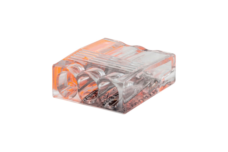 ELMO®  Verbindungsklemme schraublos kompakt 3 x 0,5-2,5 mm²