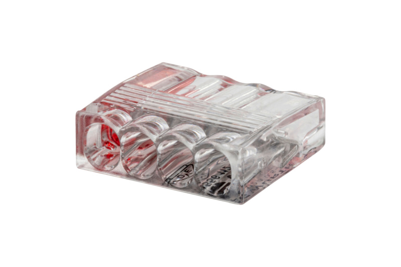 ELMO®  Verbindungsklemme schraublos kompakt 4 x 0,5-2,5 mm²