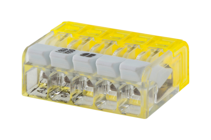 ELMO®  Verbindungsklemme schraublos Mini Plus 5 x 0,2-2,5 mm²
