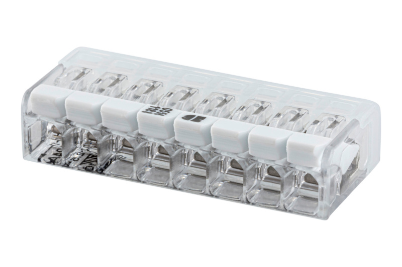 ELMO®  Verbindungsklemme schraublos Mini Plus 8 x 0,2-2,5 mm²