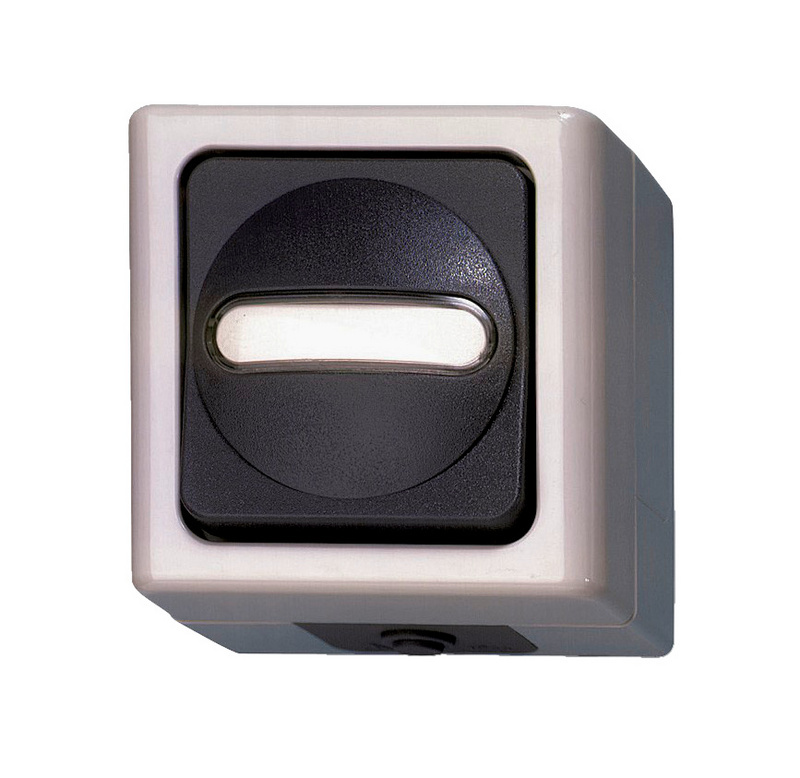 Elmo®  AP-Feuchtraum Kreuzschalter 78x78x61
