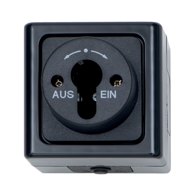 ELMO®  AP-Feuchtraum Gehäuse für Schlüsselschalter