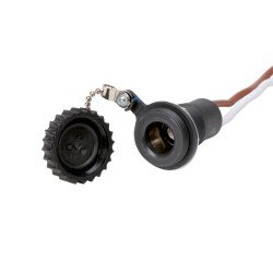 2-polige Steckdose 6 V – 24 V 12 - 24 V