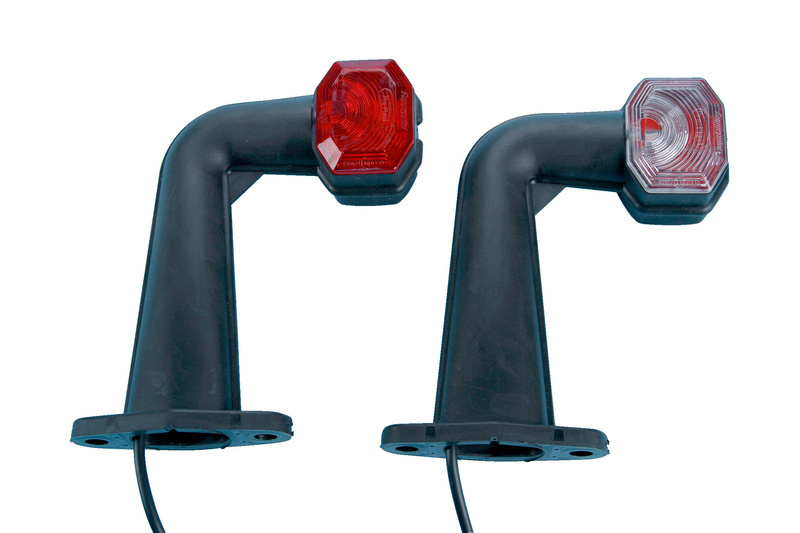 Umrissleuchte mit 90° Leuchtenarm 12 V/24 V 12 - 24 V universal