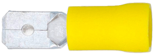 Crimpkabelschuh Flachsteckzunge 6,3-0,8 mm PVC-isoliert