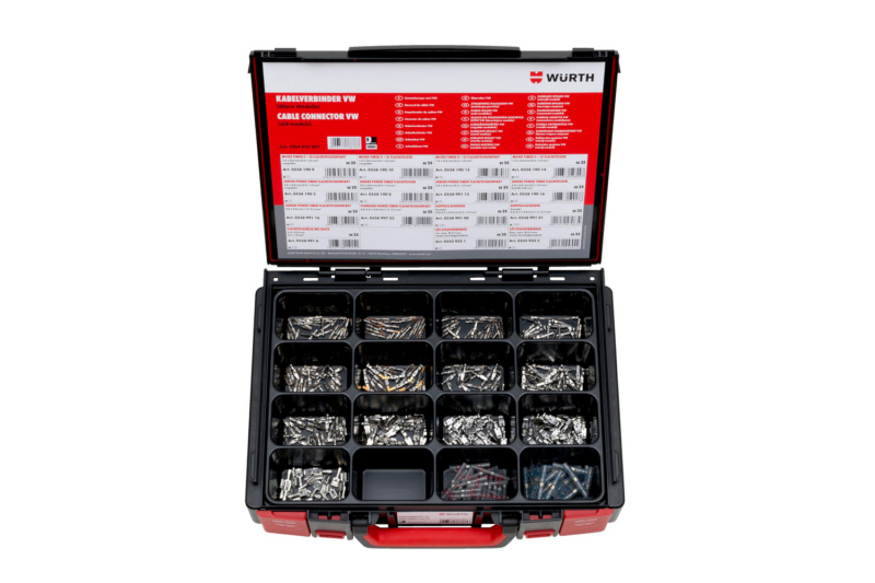 Kabelverbinder VW (ältere Modelle) Sortiment 375 Teile