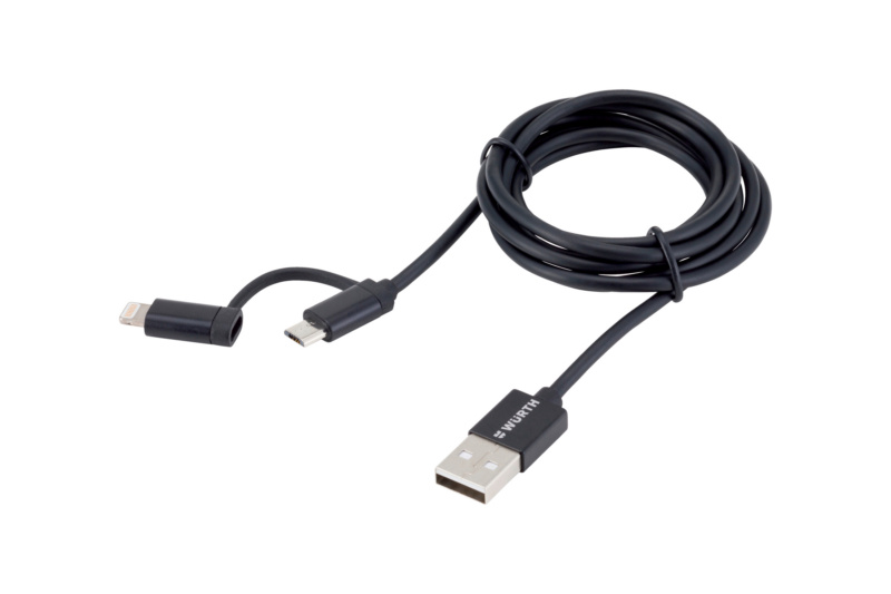 USB Daten- und Ladekabel LADEKBL-F.LGHTNG-NYL-120CM