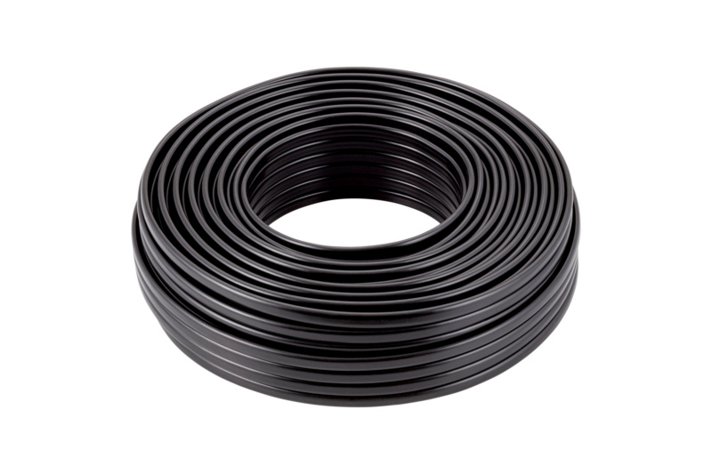Fahrzeugleitung Flachkabel FLRYY 3x1,5 mm² PVC-Außenmantel, schwarz