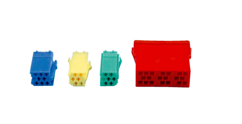 MINI-ISO-Steckergehäuse 6-polig Farbe: grün MINI-ISO-housing