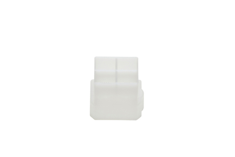 Mehrfachsteckgehäuse 4-polig für Flachsteckzunge 6,3 x 0,8 mm