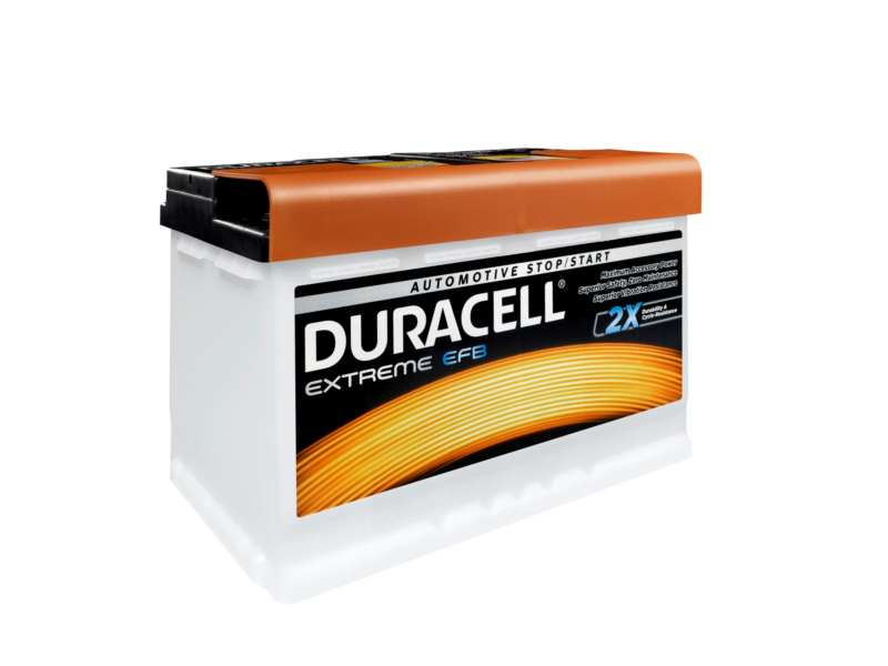 Starterbatterie DURACELL®  EXTREME EFB STARTBATT-(DURACELL-EXTREME)-DE75HEFB
