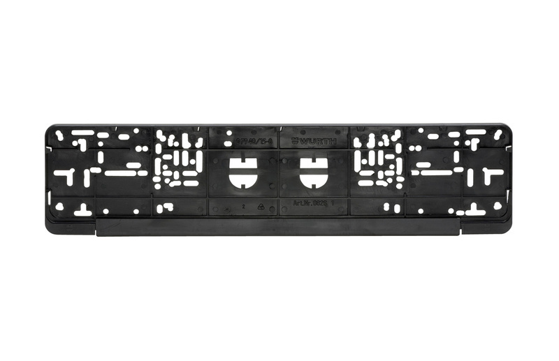 Kennzeichenbefestigung Classic komplett unbedruckt 520 mm
