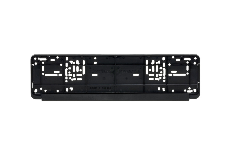 Kennzeichenbefestigung Classic komplett unbedruckt 460 mm