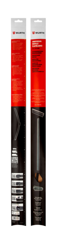 Refills für PKW Flatblades 2 Stück GU-SHBWISCH-FLATBLADE-SHOP-L750MM