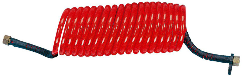 Luft-Spiralleitung Uni LUFTSPRLLTG-UNI-PA-ROT/SCHWARZ-4,5M