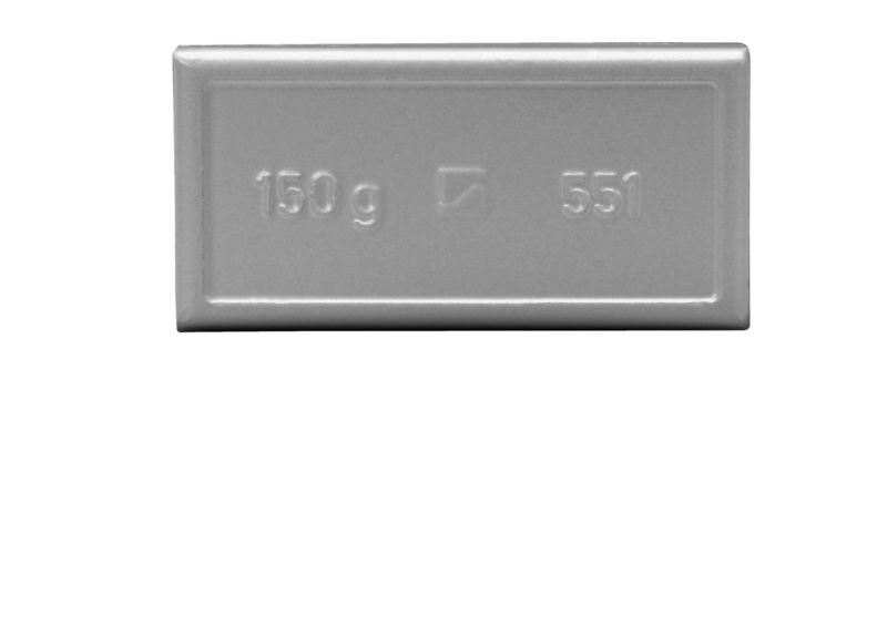 Klebegewicht Blei für LKW-Leichtmetallfelgen 150g
